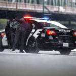 &ldquo;My experience with the Ford Interceptor has been very positive,&rdquo; Poulsbo Police Chief Dan Schoonmaker said. &ldquo;Especially with the all-wheel drive model … As you well know, there is not a flat spot anywhere around here. Having AWD assures we can get around regardless of rain or sleet.&rdquo; (Ford Motor Company)