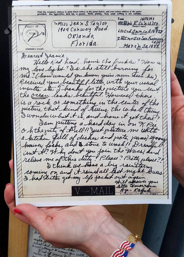 The display of World War II love letters provided by the Kitsap County Historical Museum touched the hearts of many guests                                Terryl Asla/Kitsap News Group
