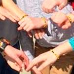 Joseph Fourbears shares message of love, one bracelet at a time