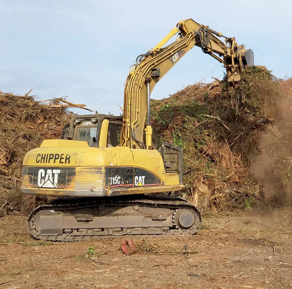 All of the equipment have large &ldquo;CHIPPER&rdquo; decals on them. A friend who gave Williams the nickname, secretly put them on.                                Terryl Asla/Kitsap News Group