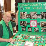 Ken Kramer has been working with the 4-H program in Kitsap County for many years. He made posters to honor the 100th anniversary of Kitsap 4-H. (Leslie Kelly photo)