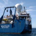 The stern of the EV Nautilus. (Rob Ollikainen/Peninsula Daily News)