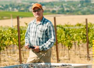 Dick Boushey, a viticulturist on Red Mountain, was named the Washington State Wine Commission&rsquo;s Grower of the Year in 2002 and Grower of the Year by Wine & Spirits Magazine in 2007. (Photo by Richard Duval Images)