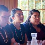 Several Millennials, ages teens to 20s, from the Port Gamble S&rsquo;Klallam Tribe and Suquamish Tribe gathered in the conference room at Kiana Lodge Aug. 29 to meet with three members of Congress who wanted to hear their views about issues of concern to them. (Sophie Bonomi/Kitsap News Group)