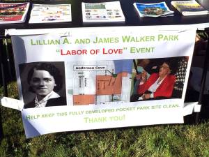 &ldquo;Labor Of Love&rdquo; Clean Up at Lillian A. and James Walker Park has grown to reflect the activism and community involvement of the park&rsquo;s namesakes. (Submitted photo)