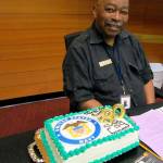 The Poulsbo City Council surprised Council member Jim Henry with an 80th birthday cake at its Sept. 6 meeting. The council also honored Suquamish Tribe elder Bob George, 90.                                Terryl Asla/Kitsap News Group