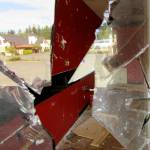 The vandalized interior of the Helter Skelter Lounge is visible through the shattered front windows. The tattoo parlor next door, owned by the same person, has reopened in West Bremerton.                                Terryl Asla/Kitsap News Group