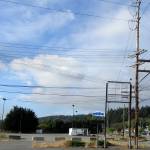 A battered sign sits forlornly atop a pole in the old Poulsbo RV parking lot. The site will become the new home of Olmstead Nursery.                                Terryl Asla/Kitsap News Group