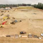Construction has already begun on the new high and middle school campus.                                Courtesy CKSD