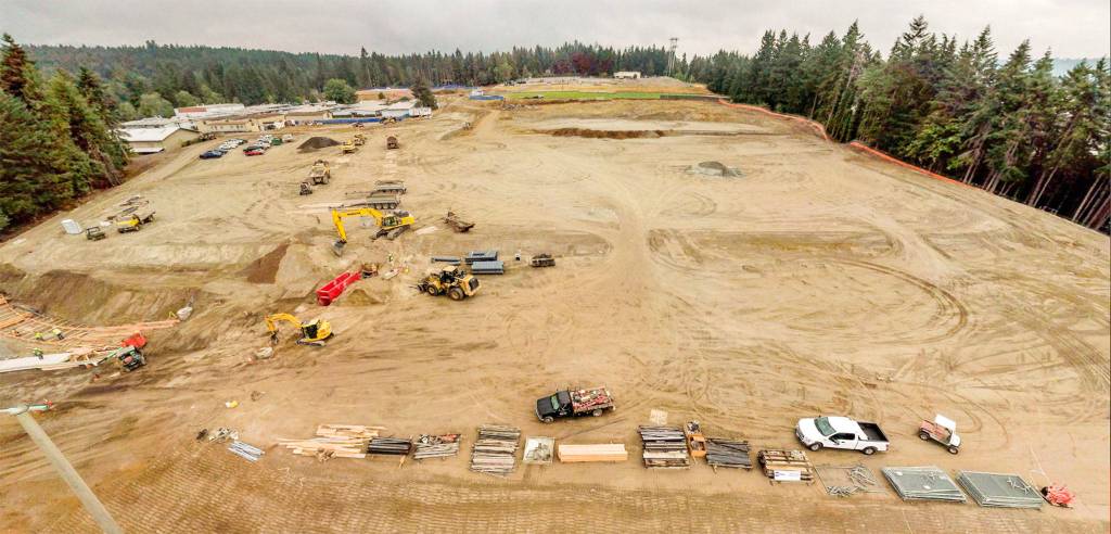 Construction has already begun on the new high and middle school campus.                                Courtesy CKSD