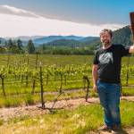 Herb Quady of Quady North stands in Mae&rsquo;s Vineyard, his initial estate planting in Oregon&rsquo;s Applegate Valley. (Photo by Richard Duval Images)