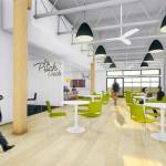 Vibe aims to become a hub for the area&rsquo;s most innovative, entrepreneurial and creative thinkers, Vibe Coworks cofounder and CEO Alanna Imbach said, a &ldquo;flexible, shared workspace and a central point of exchange among our region&rsquo;s most forward-thinking professionals.&rdquo;                                 Contributed rendering