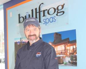 Ole Schow knows that a spa can improve your health and life. Leslie Kelly/Kitsap News Group