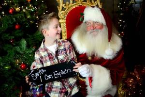 At &ldquo;Santa & Me,&rdquo; St. Nick still knows if you&rsquo;ve been naughty or nice. (Sarah Musson)