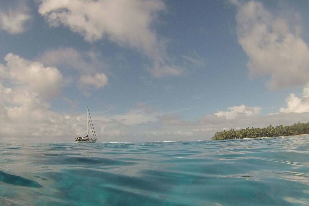 Couple returns after 14 years at sea