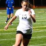 Klahowya&rsquo;s Tyler Townsend leads the charge upfield against South Whidbey in the team&rsquo;s first round state playoff game on Nov. 4. Klahowya won 4-1 to advance to the second round. (Mark Krulish/Kitsap News Group)