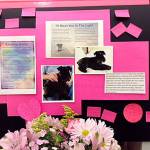 When Bitsy passed away in February, the residents created a memorial for her.                                Courtesy photo
