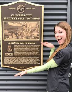 Cannabis City in Seattle was the first cannabis store to open after recreational marijuana became legal.