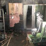 Most of the damage from the fire was done to an outdoor carport area.                                CKFR / Courtesy photo