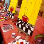 At Paints and Pints Nights, Danielle Rimbert breaks down the creation into step-by-step, easy-to-follow instruction.                                Rimbert Illustrations / Courtesy