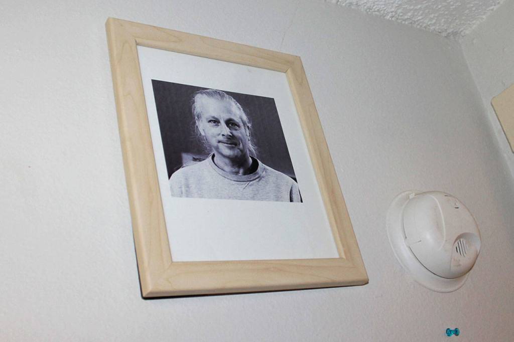 Michael Szymanski donated half of his estate to the Kingston Food Bank three days before his death. His gift covered the food banks rent for five years. He saved us, food bank director Barb Fulton said. (Richard Walker/Kitsap News Group)