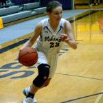 North Kitsap guard Raelee Moore drives the lane against Central Kitsap. Moore scored 23 points in her teams Opening Day victory. (Mark Krulish/Kitsap News Group)