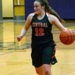 Central Kitsaps Olivia Krog (12) sets up the offense against North Kitsap on Nov. 25.                                Mark Krulish/Kitsap News Group