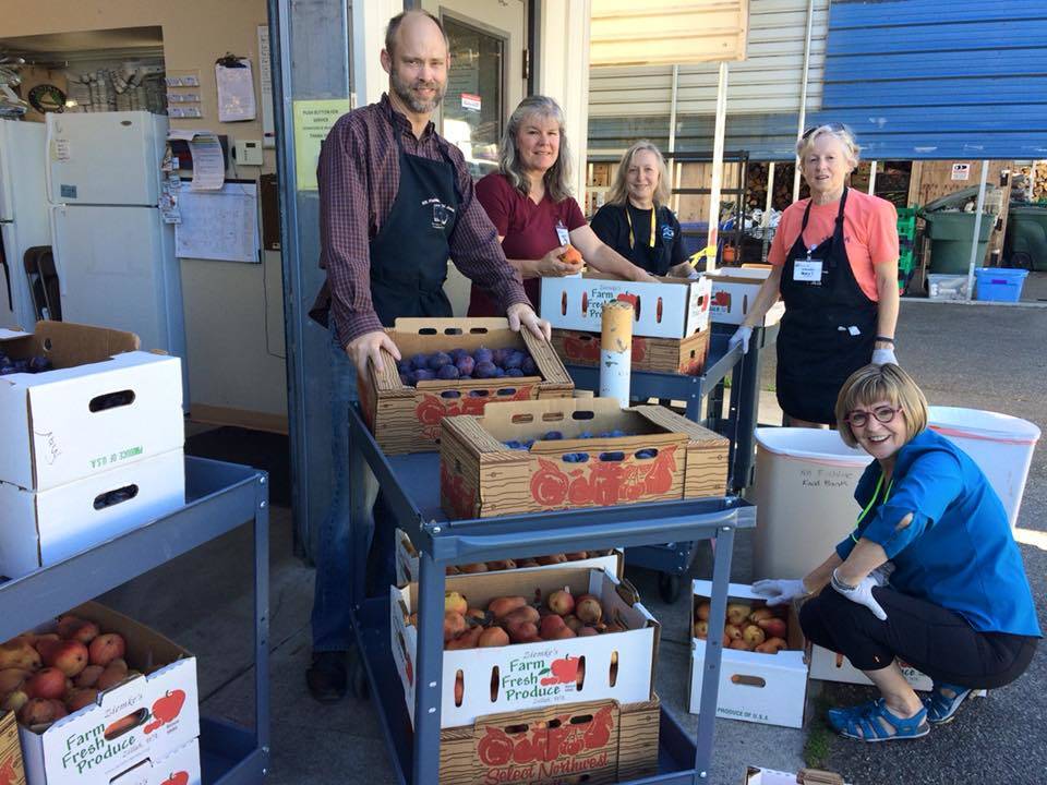 Olmsteds Nursery donated 1,415 pounds of plums, pears and prunes to Fishline this fall.                                North Kitsap Fishline/Courtesy photo
