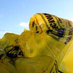 Some $5,200 worth of groceries and other goods were donated to local food banks by Poulsbo Red Apple Market, its customers, and Les Schwab Tire Center. The donations took place early Nov. 17. (Richard Walker/Kitsap News Group)