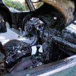 Car catches fire in Petco parking lot