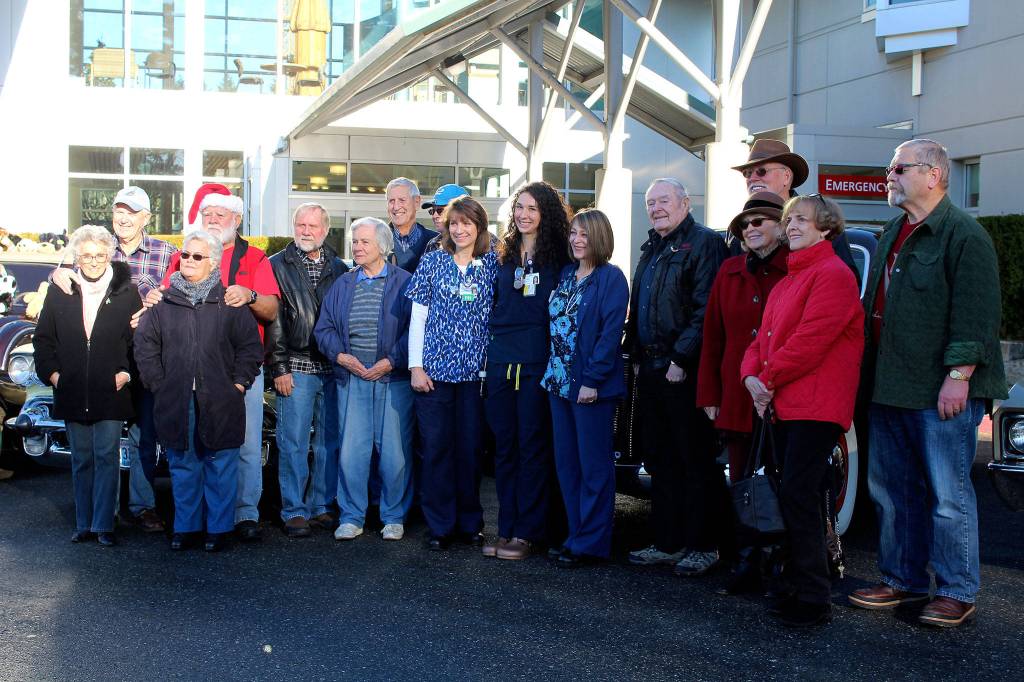 About 150 stuffed animals were donated to Harrison Hospitals ER by the Olympic Vintage Auto Club.                                Michelle Beahm / Kitsap News Group