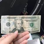 The actual $20 bill received.                                Submitted photo