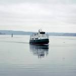 The Carlisle II, a foot ferry between downtown Port Orchard and downtown Bremerton arrives at the Port Orchard docks. (Mark Krulish/Kitsap News Group)
