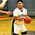Klahowya junior Gabe Garlit scored 18 points for the Eagles in the teams first victory of the season, a 73-26 win over Chimacum on Dec. 15. (Mark Krulish/Kitsap News Group)