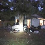 The house was declared uninhabitable and described by KCSO Public Information Officer Scott Wilson as a flop house.                                Photo courtesy KCSO