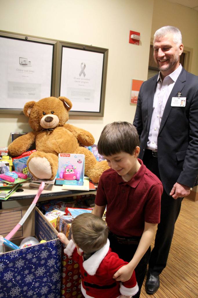 Zachary Darner founded Kidzz Helping Kidzz to collect donations of toys for gifting to children in three area hospitals. This year, the group collected and delivered more than 1,500 toys. (Courtesy photos)
