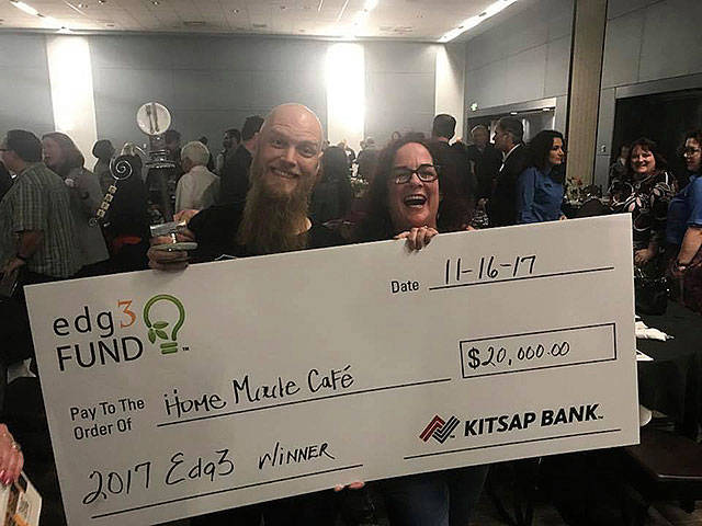 Home Made Cafe co-owners Suanne Martin Smith and Paul Robinson emerged as winners of a $20,000 grant as part of a small business competition sponsored by Kitsap Bank.<em> (Courtesy photo | Kitsap Bank) </em>