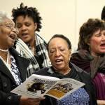 Celebrants sing during the Martin Luther King Jr. Day observance in Bremerton in 2016.                                Michelle Beahm | Kitsap News Group