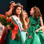 Miss Silverdale 2017 Colby Conde crowns Emily Rider while her pageant Little Sister Mia Coombe looks on.                                Jesse Beals/Olympic Photo Group