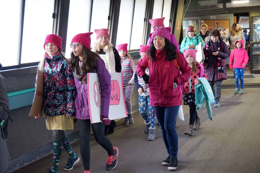 High hopes, busy feet: The second Women’s March | Photo gallery