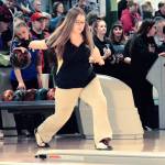 Bremertons Hannah Sutton was the overall individual winner with a three-game score of 560 that included a high-game of 233. (Mark Krulish/Kitsap News Group)