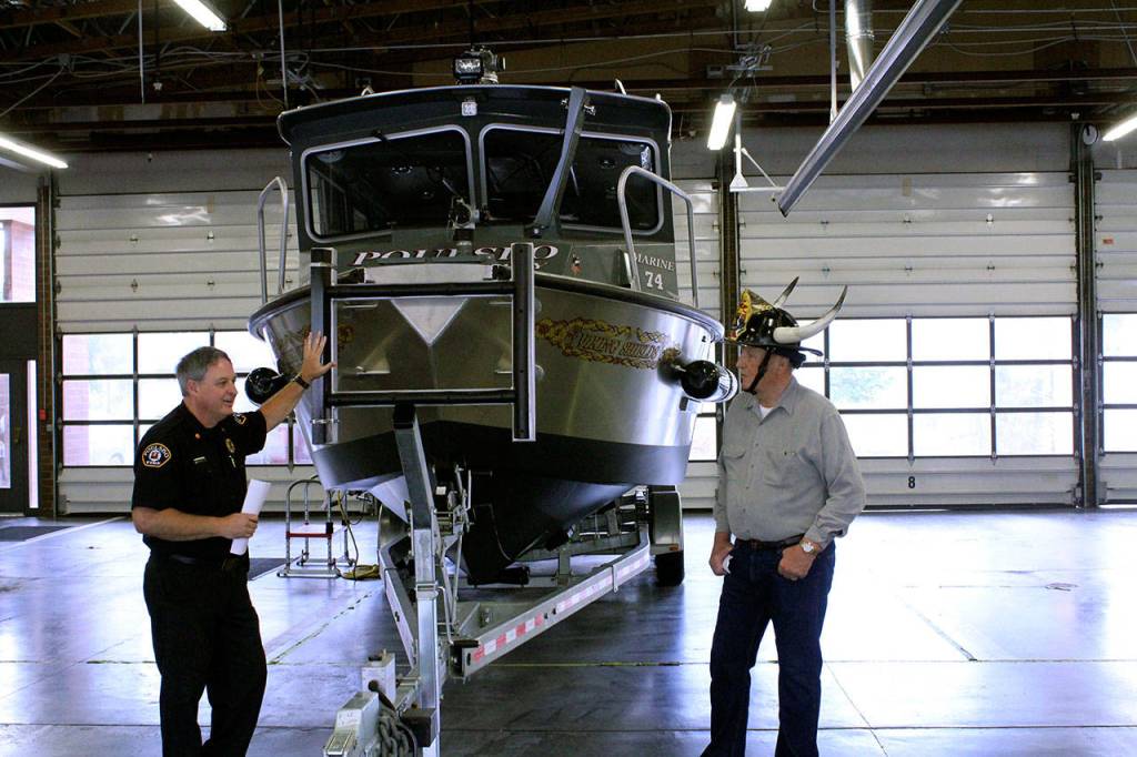Poulsbo Fire Department christens new boat