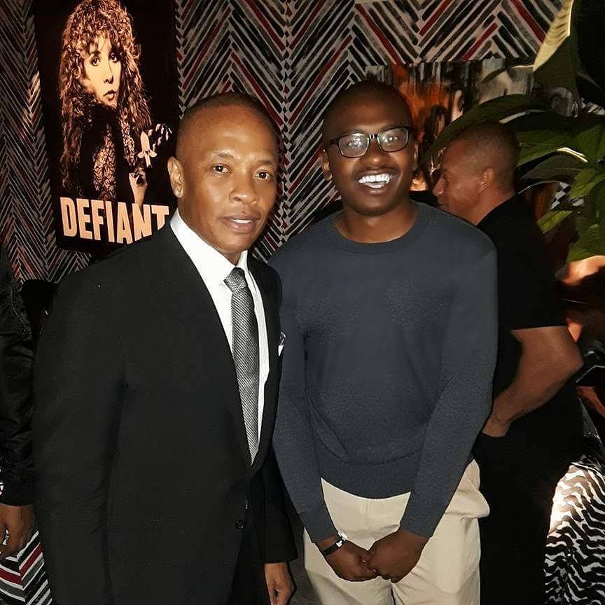 Wayne Ayers Jr., founder of WhereIstheBuzz, has met and interviewed rapper/producer/entrepreneur Dr. Dre, Seahawks cornerback Richard Sherman and Def Jam Recordings founder Russell Simmons. (Courtesy/Wayne Ayers Jr.)