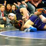 North Kitsaps Nouh Hammou won the 182 pound title at the regional tournament at North Mason. Hammou defeated Jacob Westfall by fall in 3:18. (Mark Krulish/Kitsap News Group)