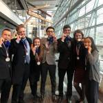 These students qualified for the state DECA competition. (Photo courtesy Betsi Feider)