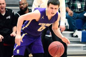 North Kitsap point guard Zac Olmsted has won his second Olympic League MVP award. (Mark Krulish/Kitsap News Group)