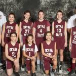 Courtesy photo                                Top Row: Coach James Brady, Mika Brady, Allison Thompson, Faith Potter, Rowan Frazier, Reese Orser, Sierra DeFevers, Coach Jamie DeFevers. Bottom row: Dorothy Sanders, Leah Toyama-Ferguson, Sayuri Penaranda.