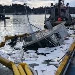 Rapid response prevents contamination from sunken boat in Port Orchard Marina