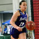 North Kitsaps Olivia Selembo capped off her career with a 15-point performance against Lynden in the state tournament. (Mark Krulish/Kitsap News Group)