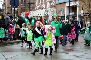 <em>Children march in the 2017 St. Patricks Day Parade in Bremerton.</em> Michelle Beahm / Kitsap News Group file photo